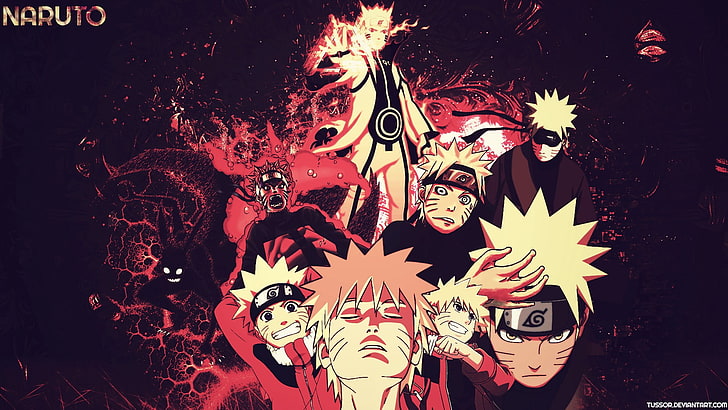Naruto Uzumaki papel de parede digital, Naruto Shippuuden, Jinchuuriki, Kyuubi, Uzumaki Naruto, HD papel de parede