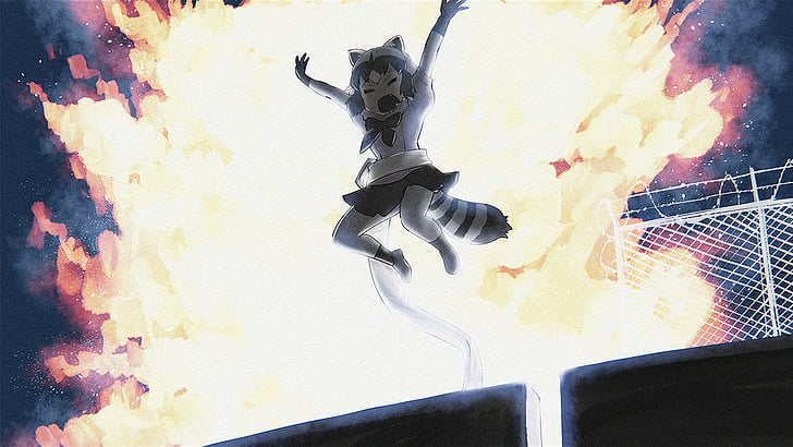 Anime, Kemono Friends, Raccoon (Kemono Friends), HD wallpaper