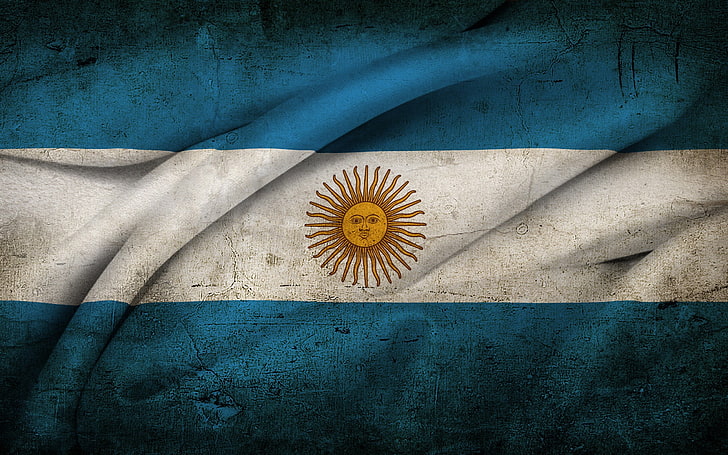 アルゼンチン、旗、 HDデスクトップの壁紙