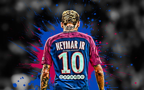 Soccer, Neymar, Brazilian, Paris Saint-Germain F.C., HD wallpaper HD wallpaper