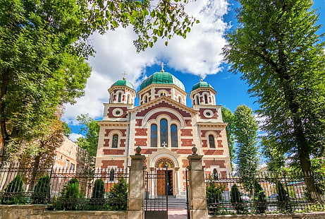 Kuil, Kuil Lviv, Arsitektur, Bangunan, Gerbang, Buatan Manusia, Agama, Kuil, Ukraina, Wallpaper HD HD wallpaper