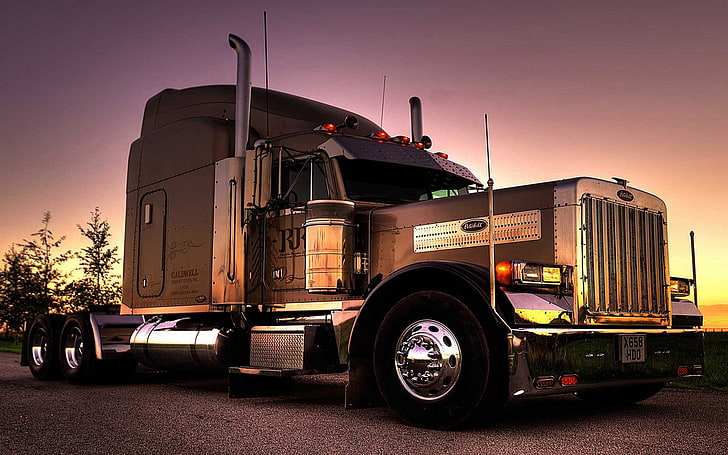 Peterbilt, camiones, camiones, vehículos, Fondo de pantalla HD