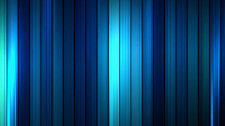 градиент, синий, линии, цифровое искусство, HD обои