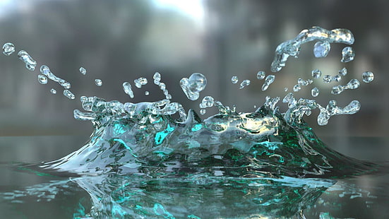 Wassertropfen, Tröpfchen, HD-Hintergrundbild HD wallpaper