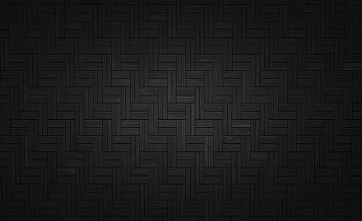نسيج أسود ، ورق حائط بنمط متعرج بني ، أسود وأبيض ، أسود ، نسيج، خلفية HD HD wallpaper