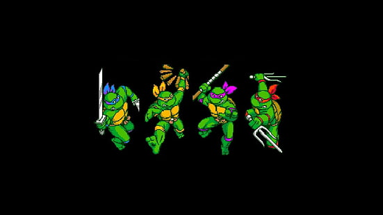Wojownicze Żółwie Ninja, Wojownicze Żółwie Ninja IV: Żółwie w czasie, Tapety HD HD wallpaper