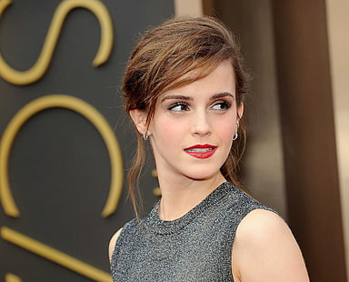 Emma Watson, actress, Emma Watson, celebrity, Oscar, Oscar 2014, HD wallpaper HD wallpaper
