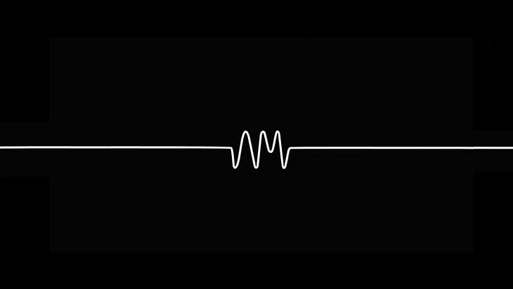 linha sismógrafo, Arctic Monkeys, minimalismo, fundo simples, linhas, HD papel de parede