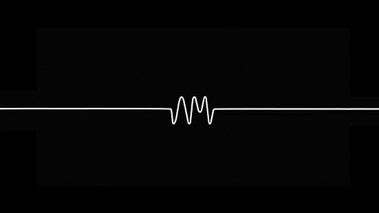 Seismograph Linie, Arctic Monkeys, Minimalismus, einfachen Hintergrund, Linien, HD-Hintergrundbild HD wallpaper