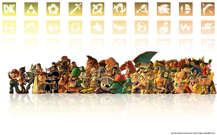 Super Smash Bros., Super Smash Bros. Schlägerei, Schlägerei, Schlägerei, HD-Hintergrundbild