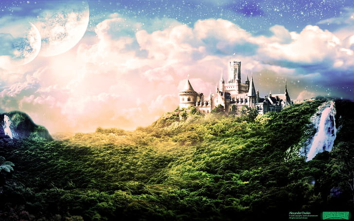 Dream Castle, Dream, Castle, HD wallpaper