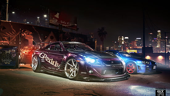 автомобиль, автозапчасти, Nissan GT-R, HD обои HD wallpaper