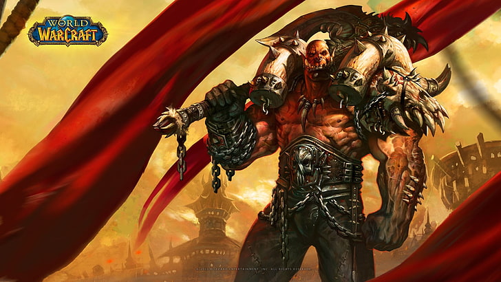 ورق جدران World Warcraft ، و World of Warcraft ، و Warrior ، و Video Games ، و Garrosh Hellscream، خلفية HD