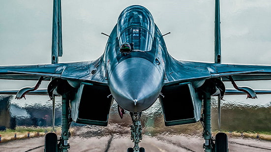 Сухой Су-30, самолет, ВВС, военный самолет, авиация, истребитель, Сухой Су 30, реактивный самолет, штурмовик, HD обои HD wallpaper