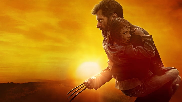 Hugh Jackman, cómic, película, cómic, Wolverine, Logan, x-23, Kinomax, Fondo de pantalla HD