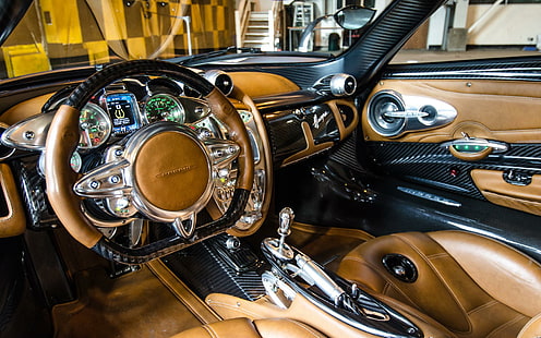 Pagani Huayra interior, ภายในรถยนต์, รถยนต์, 1920x1200, Pagani, Pagani Huayra, วอลล์เปเปอร์ HD HD wallpaper