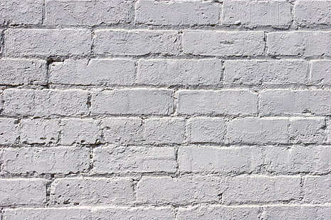 white brick wall, wall, white, pattern, brick, HD wallpaper HD wallpaper