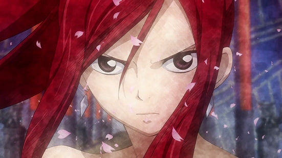 Fairy Tail, Scarlet Erza, Anime, Rotschopf, Anime Girls, HD-Hintergrundbild HD wallpaper