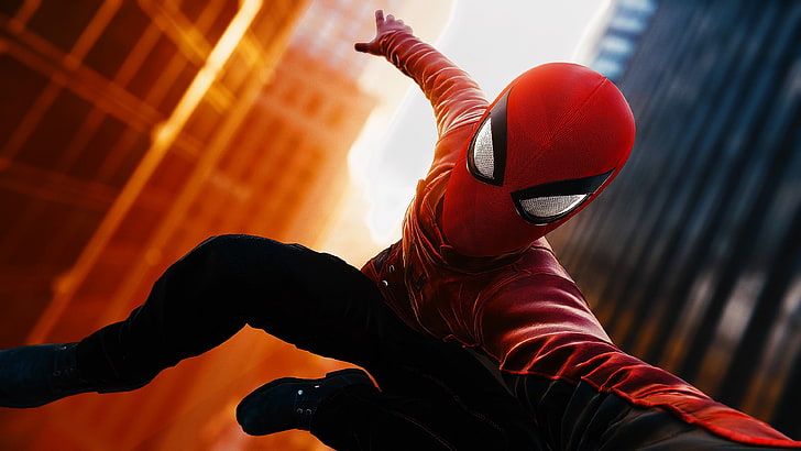 Spider-Man PS4 4K, spider-man, PS4, HD tapet