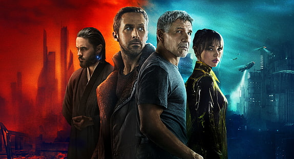 8K, Jared Leto, Ryan Gosling, Harrison Ford, Blade Runner 2049, 4K, Ana de Armas, HD тапет HD wallpaper