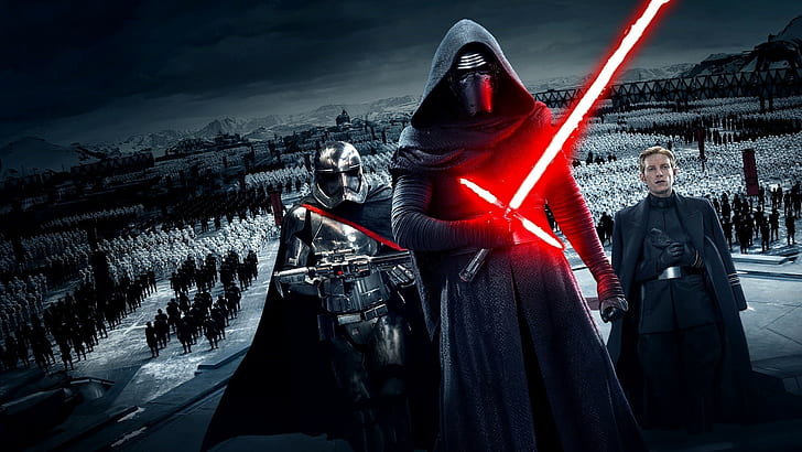 Star Wars, Kylo Ren, Star Wars: The Force Awakens, filmer, ljussabel, HD tapet
