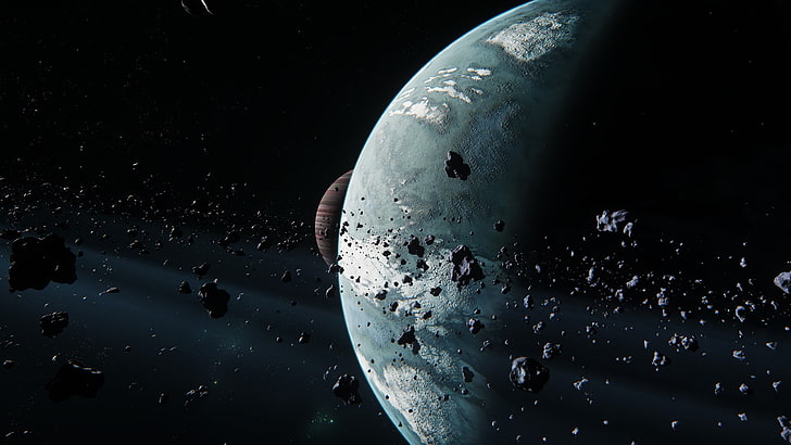 خلفية الكوكب ، Star Citizen ، ألعاب الفيديو ، الفضاء، خلفية HD
