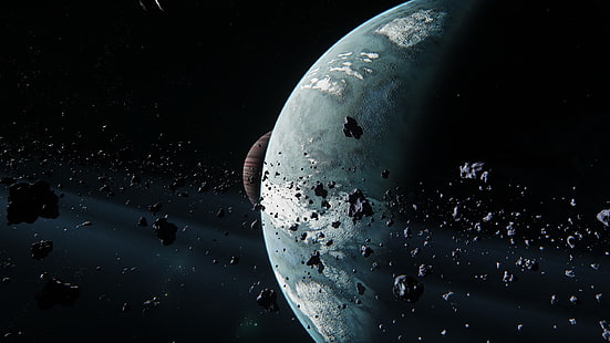 Planet Wallpaper, Star Citizen, Videospiele, Weltraum, HD-Hintergrundbild HD wallpaper