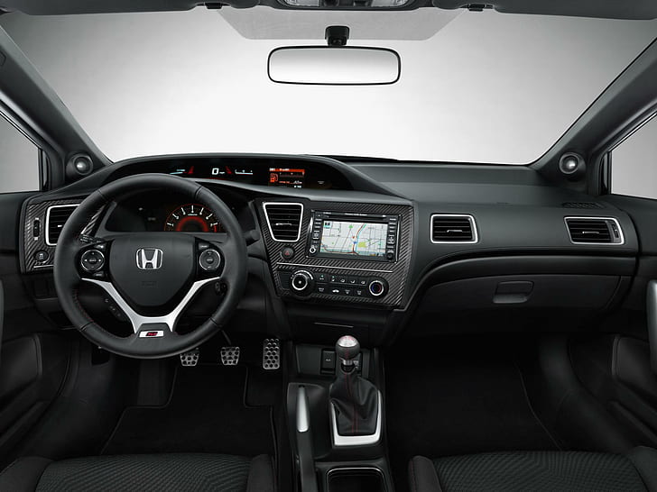 Honda Forza Civic Si, 2013 honda civic si, car, HD wallpaper
