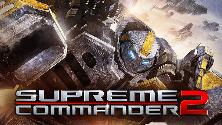 Supreme Commander 2, supremo commander 2 poster digital, Supreme, comandante, HD papel de parede