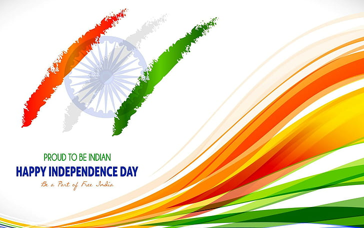 Горд съм да бъда индийски Честит ден на независимостта HD снимки, ден на независимостта, 15 август, Индия, празник, HD тапет