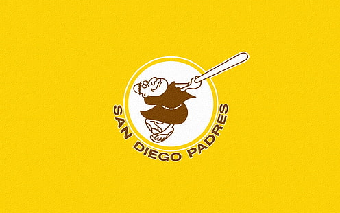 бейзбол MLB Retro Padres лого Спортен бейзбол HD Art, бейзбол, mlb, SanDiego, SanDiegoPadres, HD тапет HD wallpaper