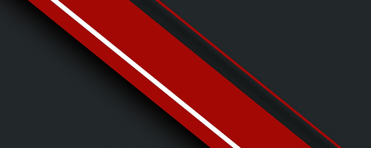 tapeta z czerwoną i białą linią, linia, pasek, czarne tło, pasek, Tapety HD