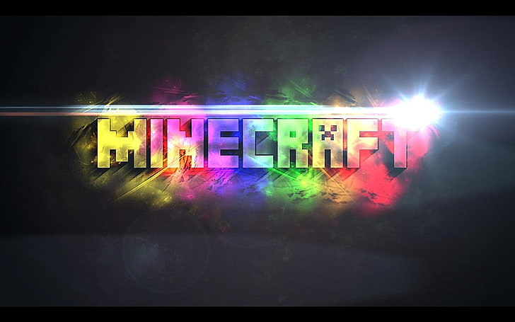 Лого на Minecraft, Minecraft, HD тапет