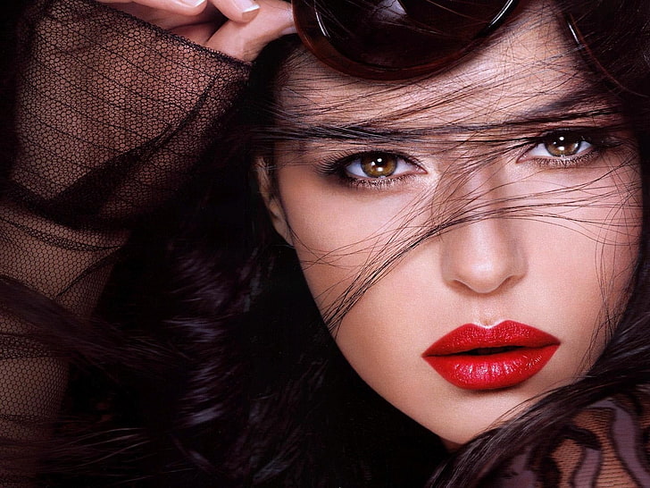 Monica Bellucci, wanita, model, wajah, Photoshop, Wallpaper HD