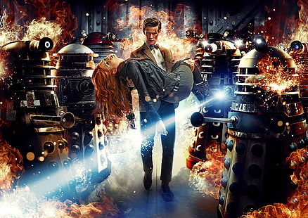 Wallpaper digital Doctor Who, Doctor Who, series, Matt Smith, Far, Wallpaper HD HD wallpaper