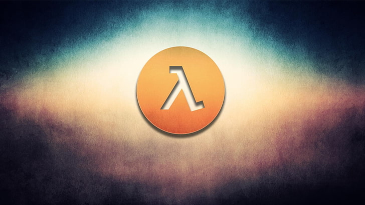 Half-Life, video game, logo, Wallpaper HD