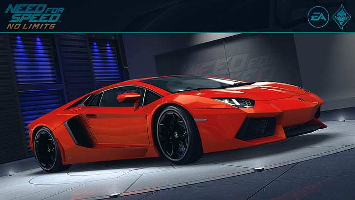 Need for Speed: No Limits, gry wideo, samochód, pojazd, Lamborghini Aventador, Need for Speed, Tapety HD