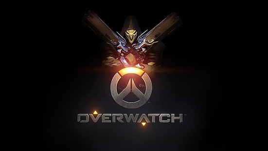 Логотип Overwatch, Blizzard Entertainment, Overwatch, видеоигры, Reaper (Overwatch), PT-Desu (Автор), HD обои HD wallpaper
