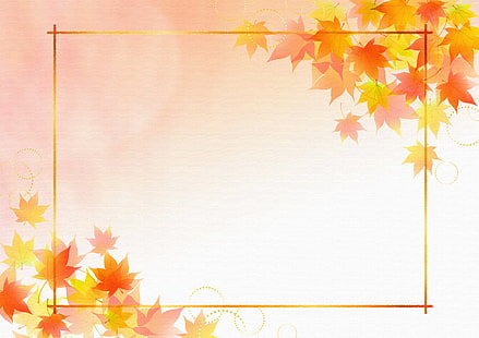 잎, 엽서, 템플릿, 공백, HD 배경 화면 HD wallpaper