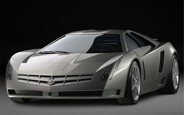 Cadillac Evoq Concept, silver cadillac sportkupé, koncept, cadillac, evoq, bilar, HD tapet