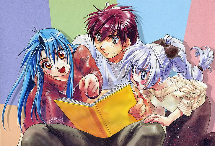 Chidori Kaname, Vollmetall-Panik !, Manga, Sousuke Sagara, Teletha Tessa Testarossa, HD-Hintergrundbild