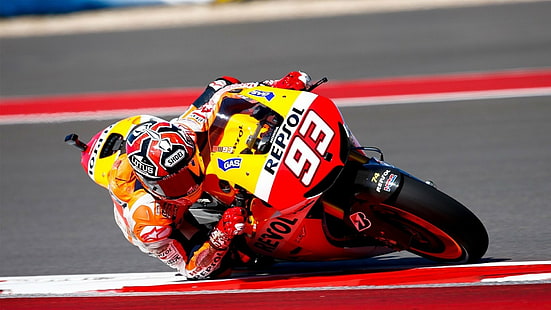 Sport, MotoGP, Marc Marquez, Repsol Honda, Sfondo HD HD wallpaper