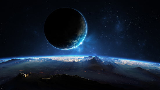 Entfernter Planet 3D, Planet, entfernt, HD-Hintergrundbild HD wallpaper