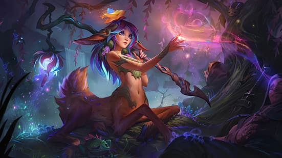 lillia, lillia (eine Flut von Legenden), Riot Games, League of Legends, HD-Hintergrundbild HD wallpaper