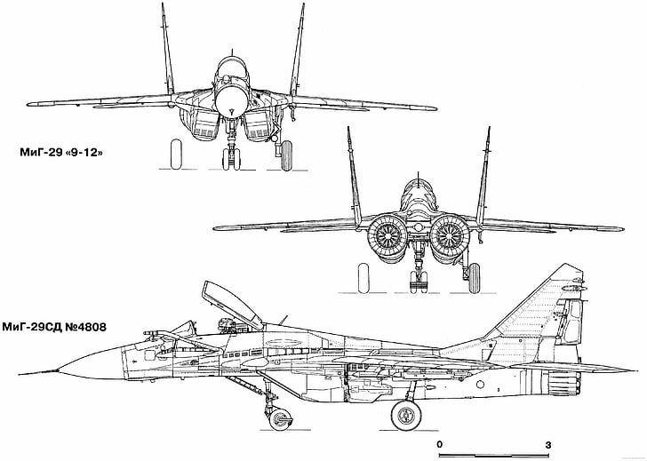 طائرة ، مقاتلة ، نفاثة ، ميج ، 29 ، عسكرية ، طائرة ، روسية، خلفية HD