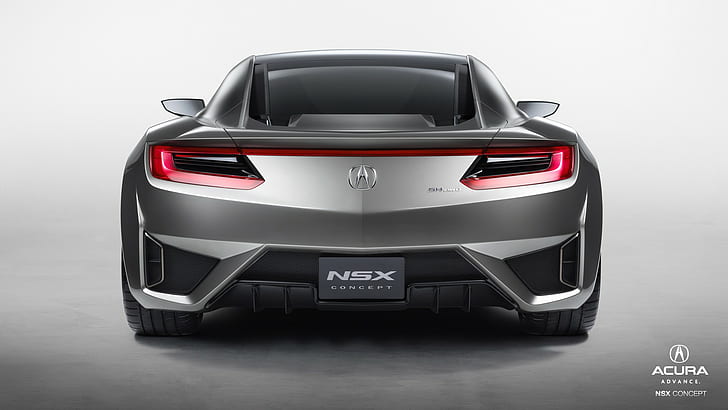 Acura NSX Honda Concept HD, abu-abu acura nex, mobil, honda, konsep, acura, nsx, Wallpaper HD