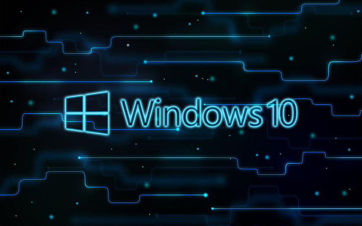 Windows 10 HD Theme Desktop Wallpaper 13, logotipo de Windows 10, Fondo de pantalla HD