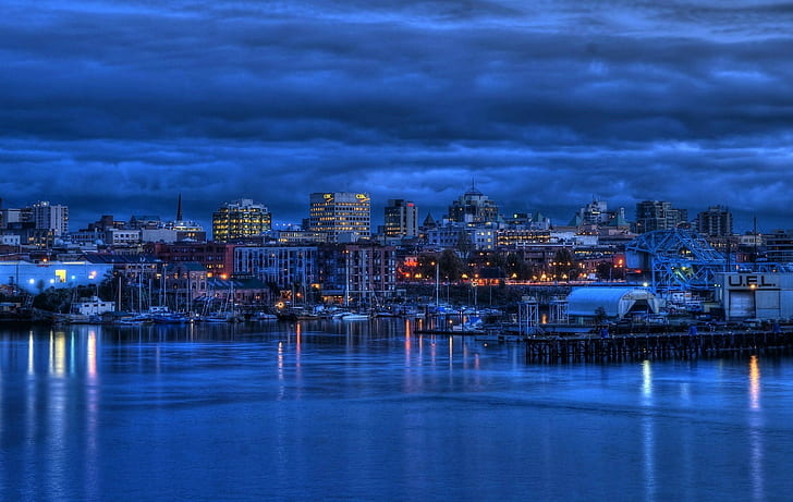 paesaggio urbano, Victoria, British Columbia, Sfondo HD