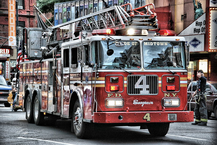 Seagrave Fire Truck Engine, Fire Truck Desktop Wallpaper