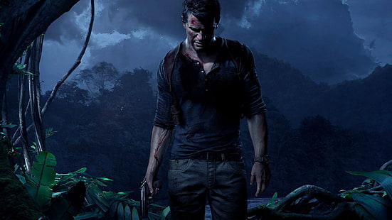 Uncharted 4: A Thief's End, videospel, Nathan Drake, HD tapet HD wallpaper